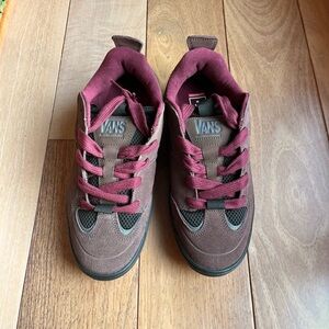 NWOB Vans Skate Mixxa Brown Skateboard Sneakers Men’s Size 10